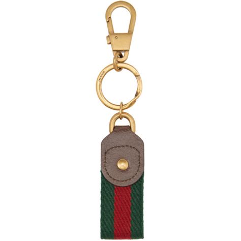 gucci key holder wallet red greem stripes|gucci ophidia key pouch.